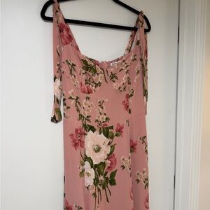 Reformation Nadia Dress in Rose Garden - Size 12